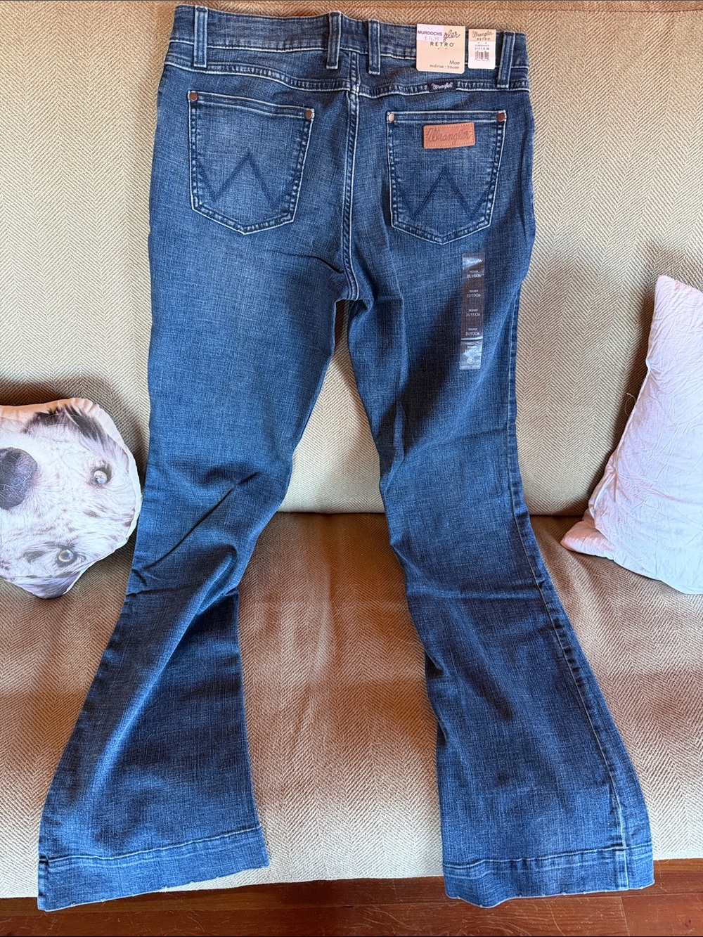 Wrangler Dark Blue Flare Jeans